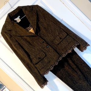 Plaza South 3 Piece Pant Suit Size 12